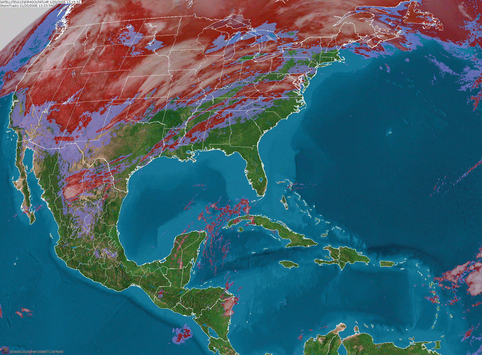 Mapa Satelital Del Clima En Mexico