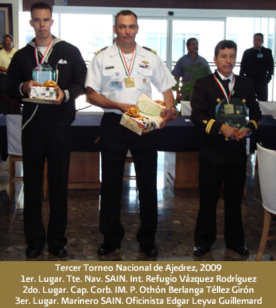Ganadores del Tercer Torneo de Ajedrez